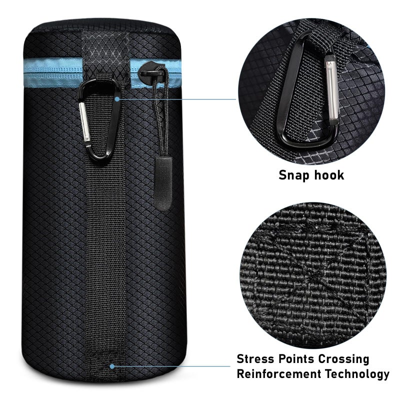 Lightdow 4pcs Pack Lens Pouch 5mm Thick Soft Neoprene DSLR Lens Bag - Image 5
